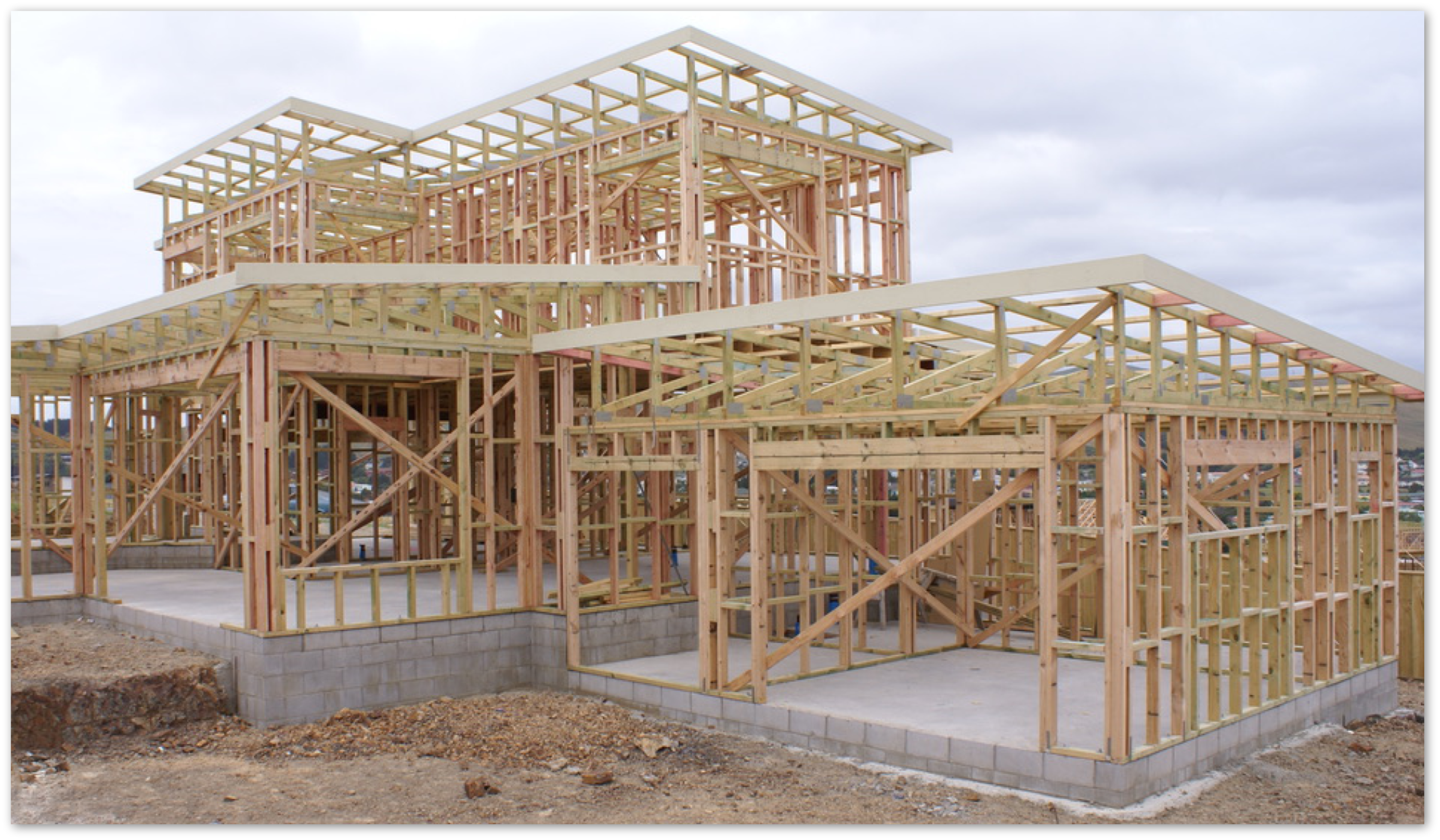 One of our builds underway in Aotea, Porirua